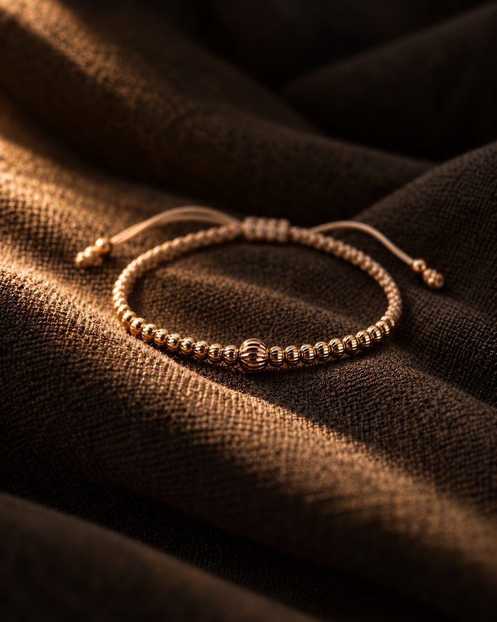 Pulsera Balines de Oro
